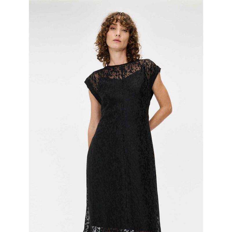 Veronika Maine Abstract Spot Burnout Dress image number 3